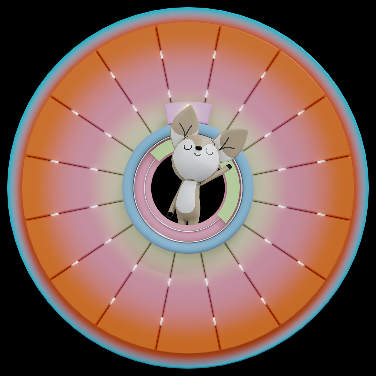 Burberry: The Wheel of Fortune Holographic Installation 03