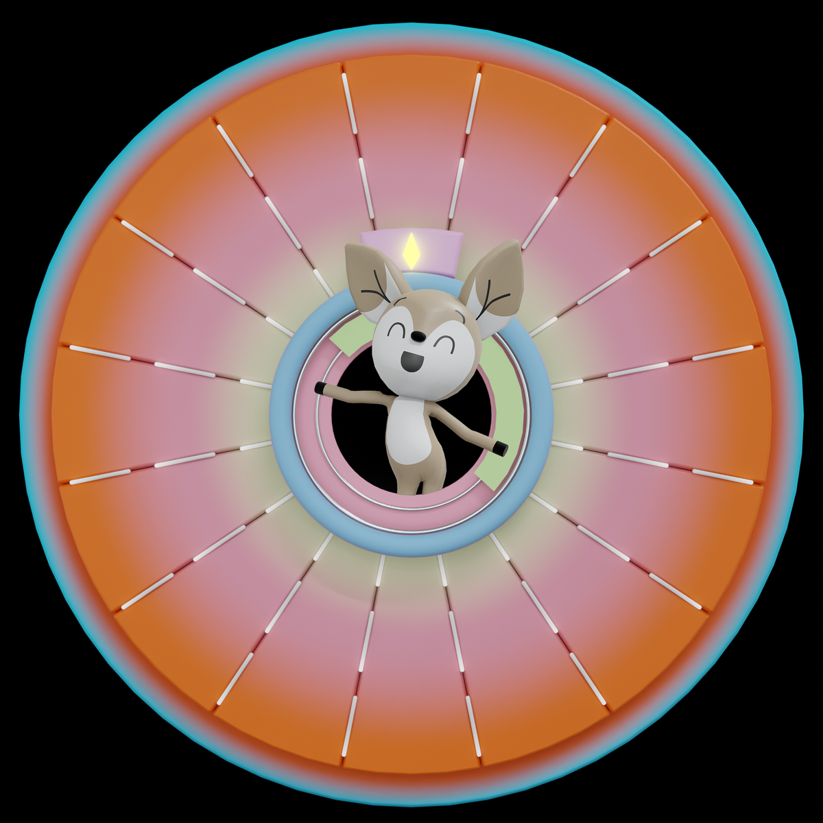 Burberry: The Wheel of Fortune Holographic Installation 04