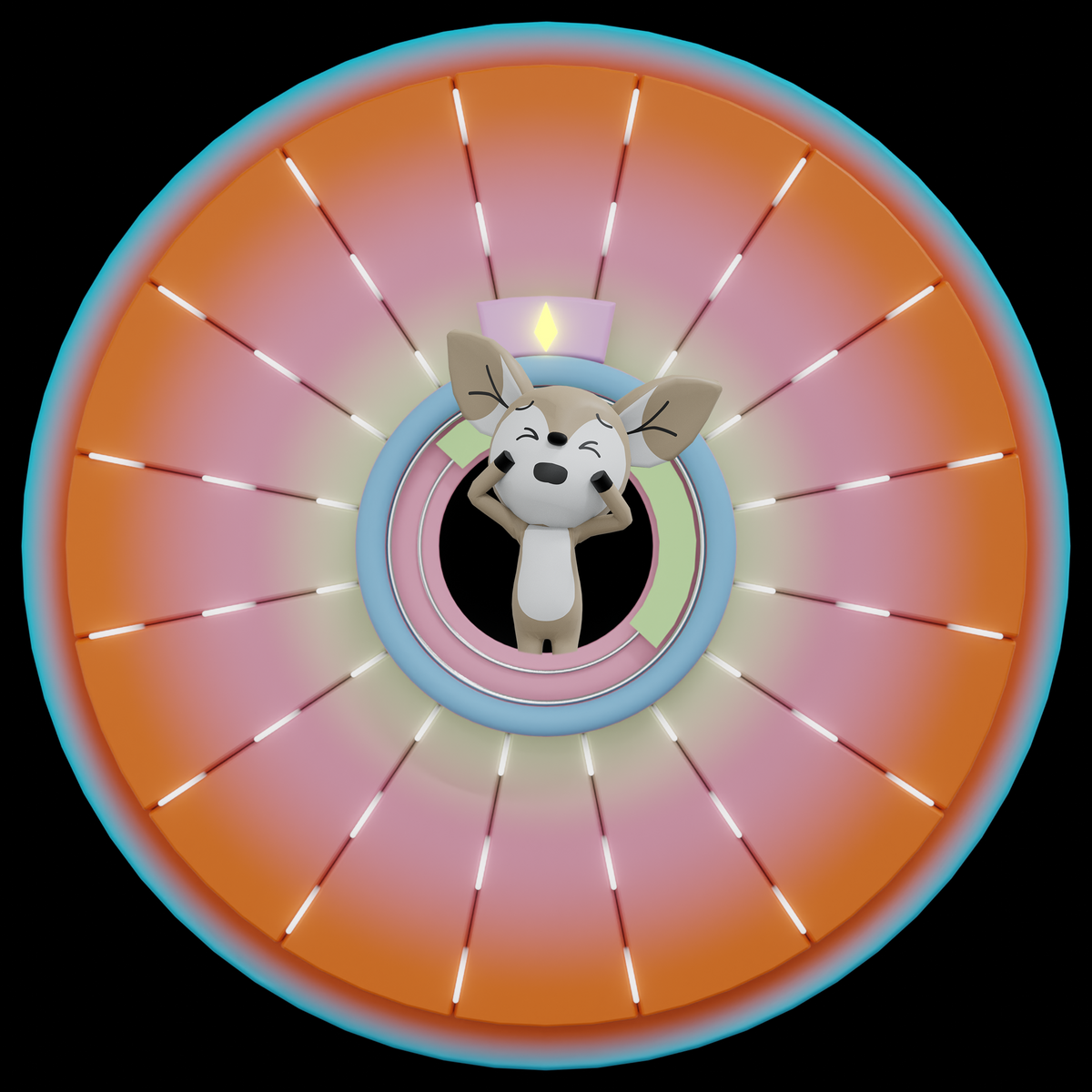 Burberry: The Wheel of Fortune Holographic Installation 06