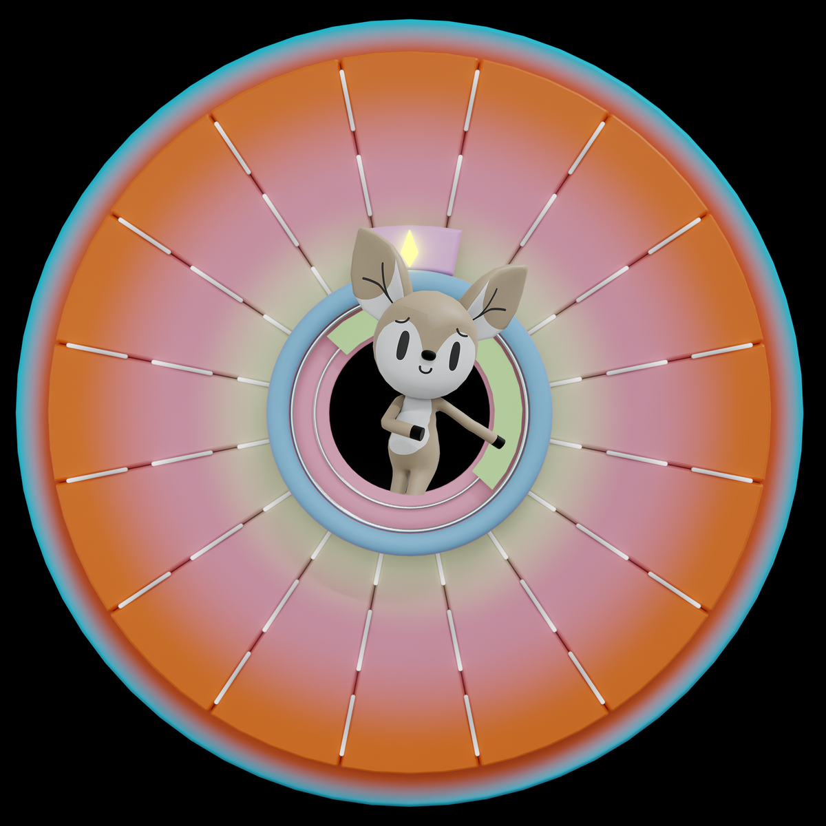 Burberry: The Wheel of Fortune Holographic Installation 09