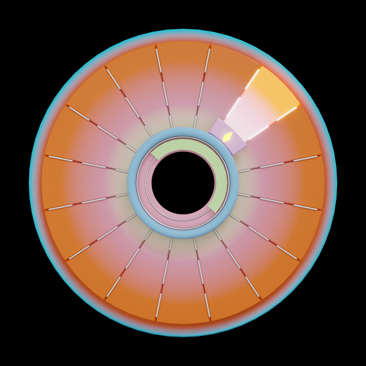 Burberry: The Wheel of Fortune Holographic Installation 11