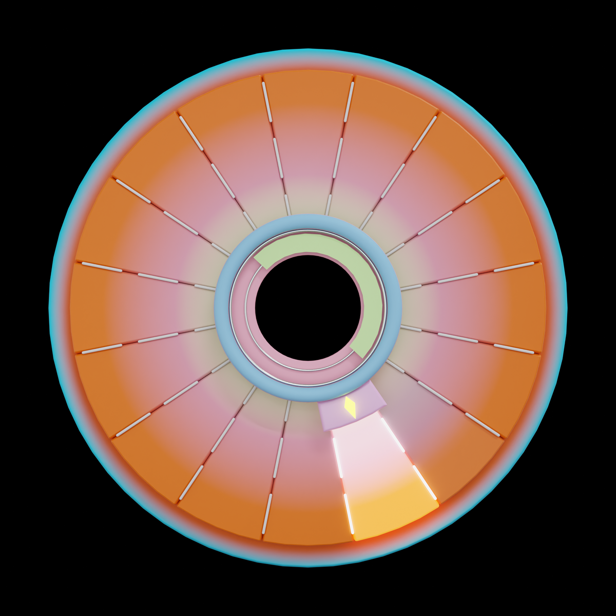 Burberry: The Wheel of Fortune Holographic Installation 12