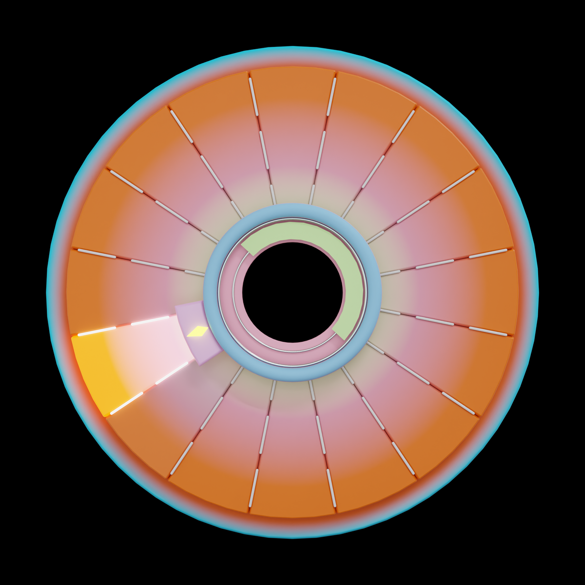 Burberry: The Wheel of Fortune Holographic Installation 13